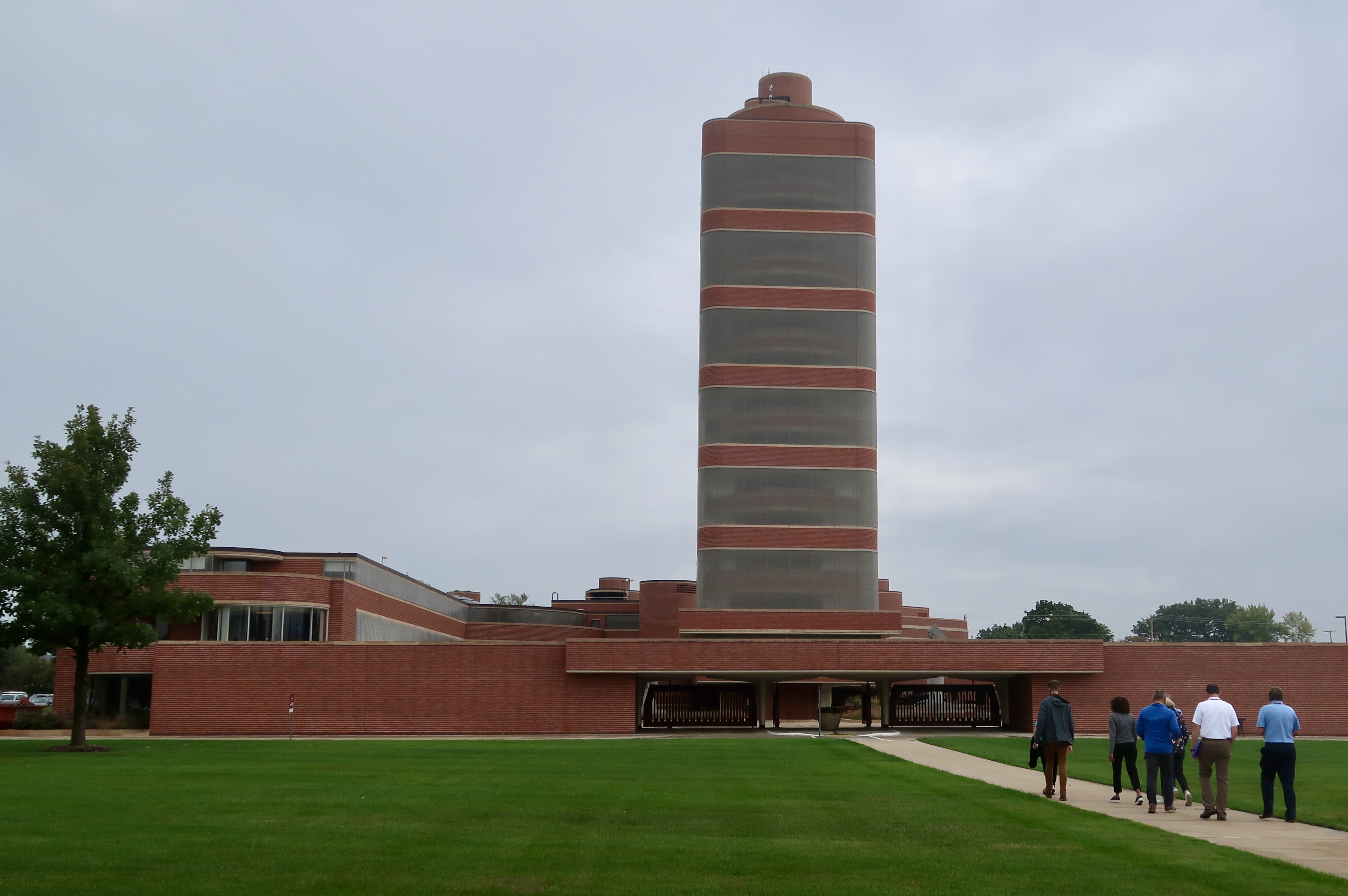 SC Johnson building and tower Frank Lloyd Wright Trail